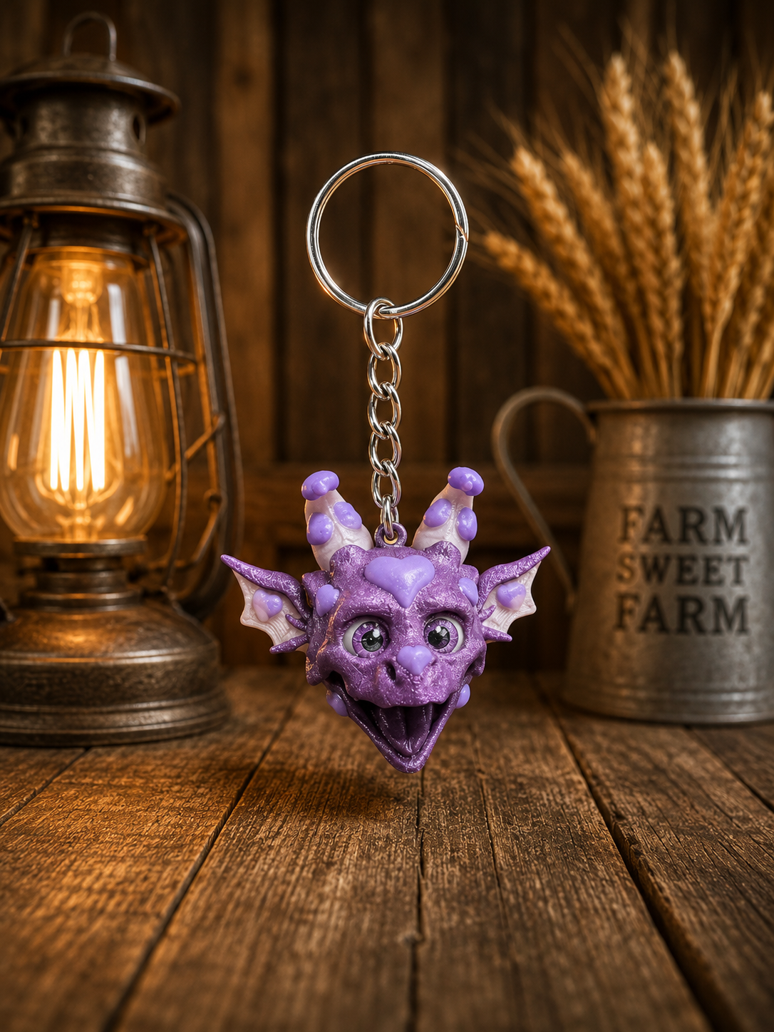 Dragon Head Keychain