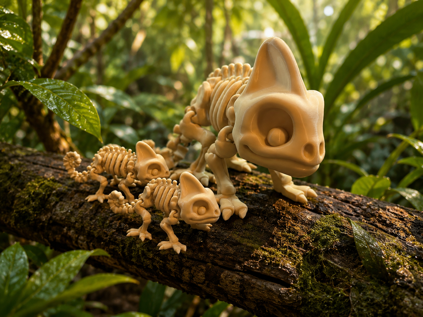 Flexi Chameleon Skeleton