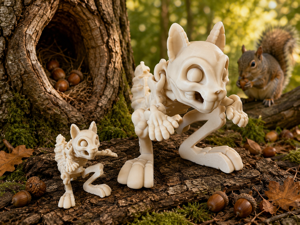 Flexi Squirrel Skeleton