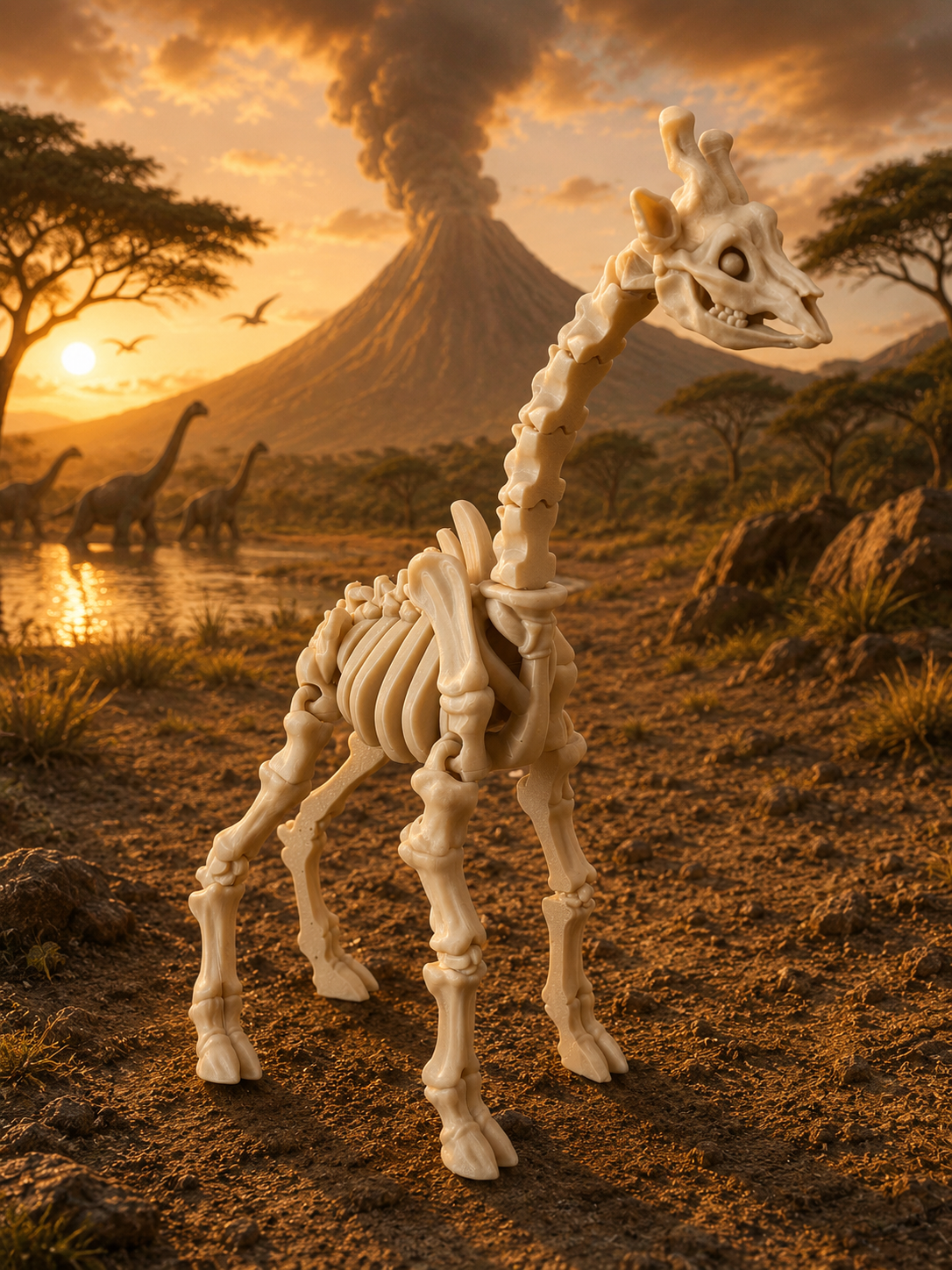 Flexi Giraffe Skeleton