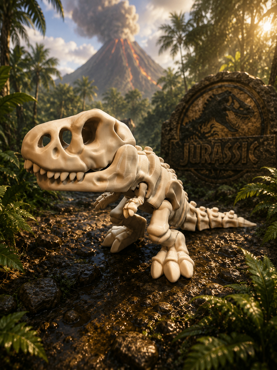 Flexi T-Rex Skeleton