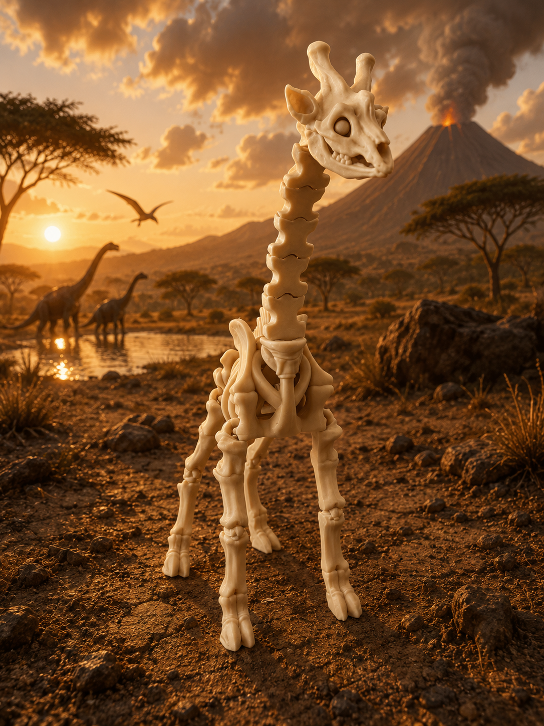 Flexi Giraffe Skeleton